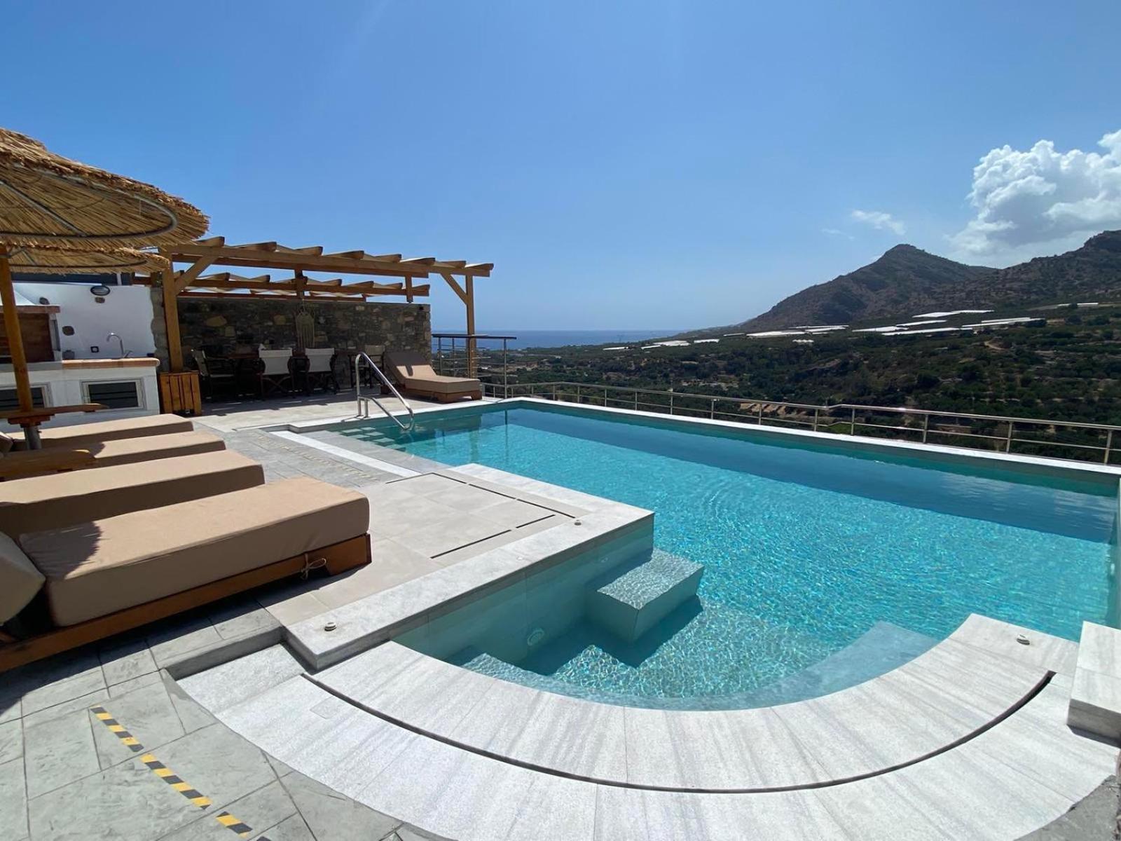 Mediterranean View Villa Makrýgialos Exterior foto