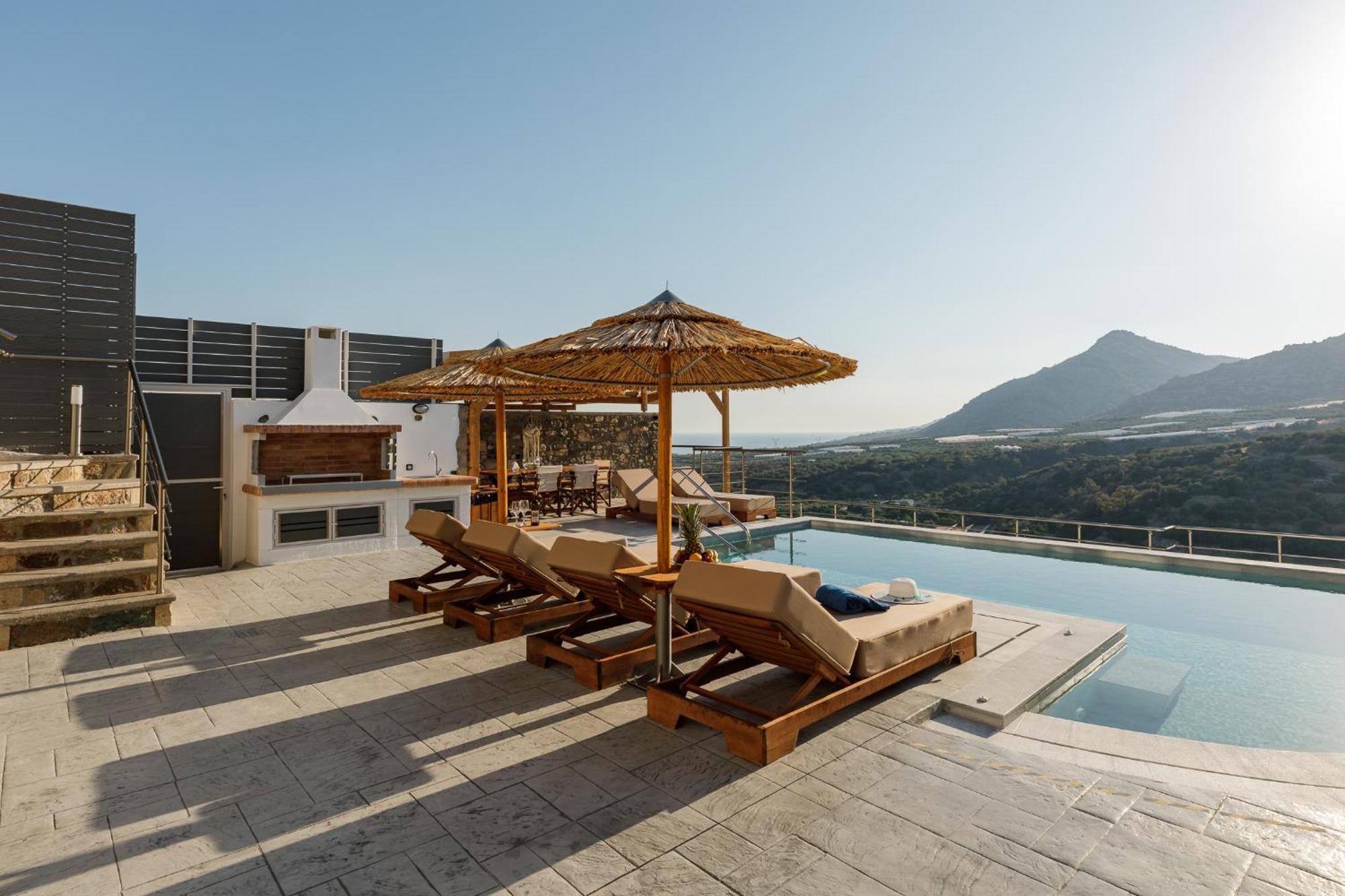 Mediterranean View Villa Makrýgialos Exterior foto
