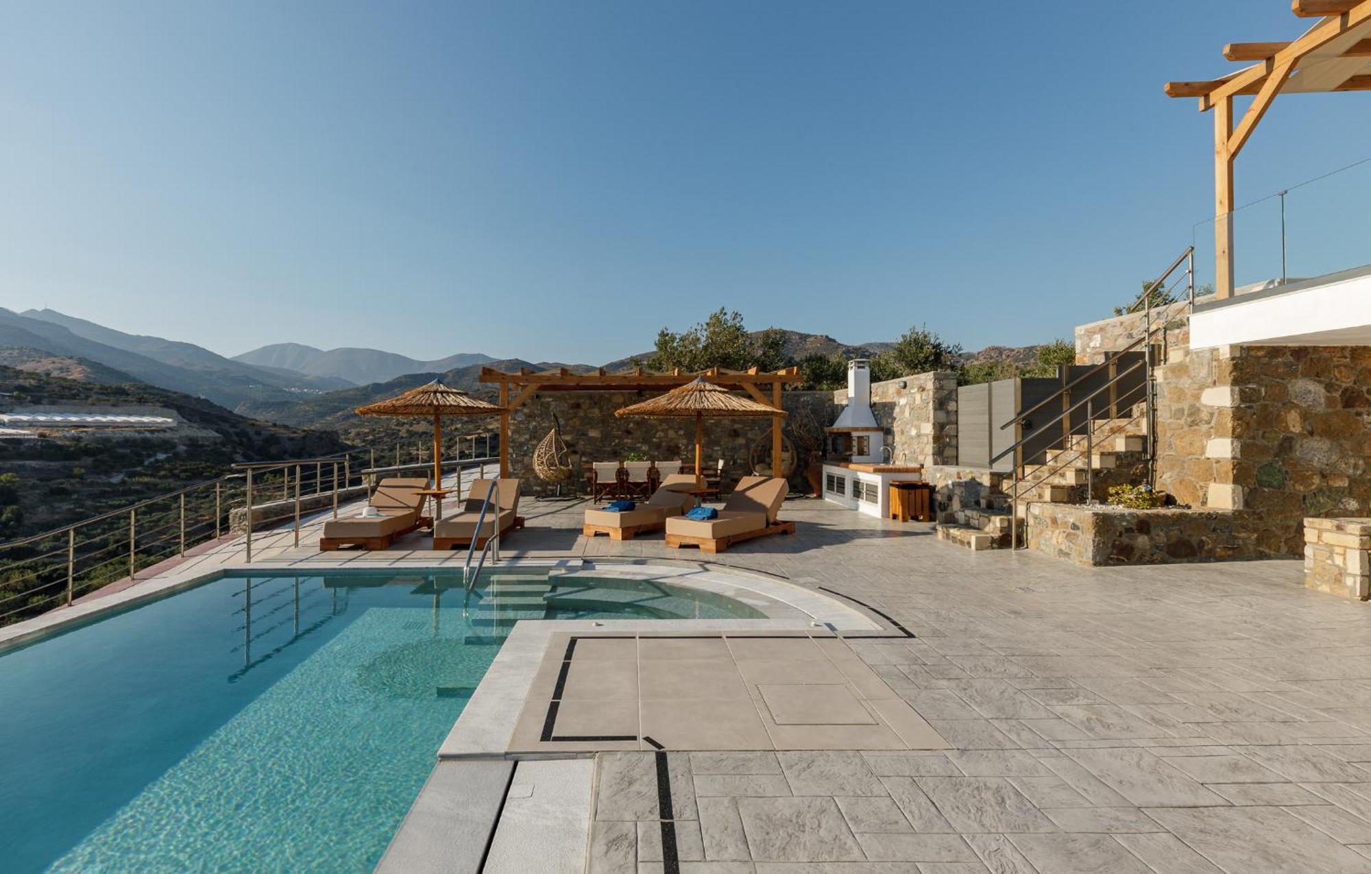 Mediterranean View Villa Makrýgialos Exterior foto