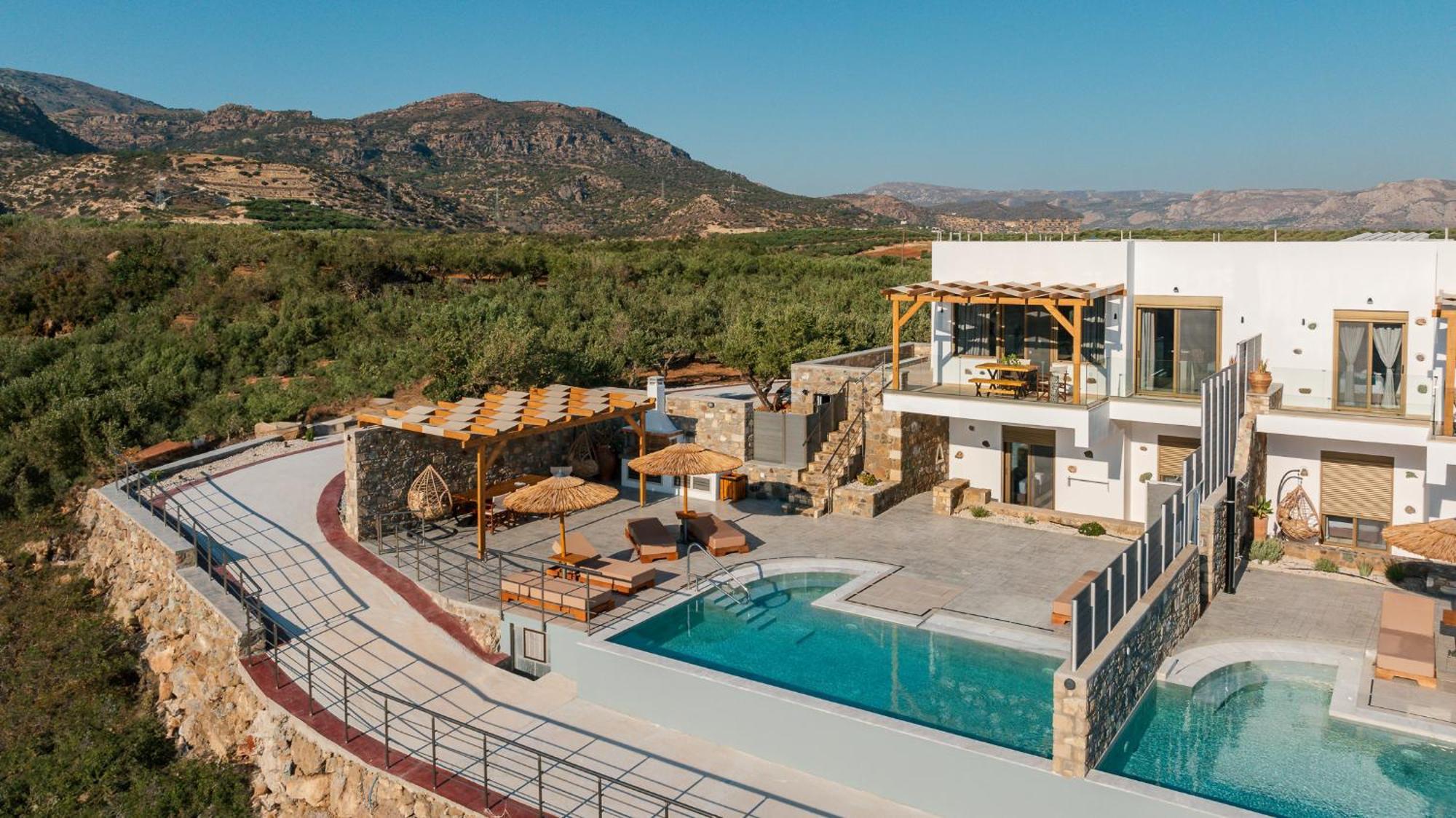 Mediterranean View Villa Makrýgialos Exterior foto